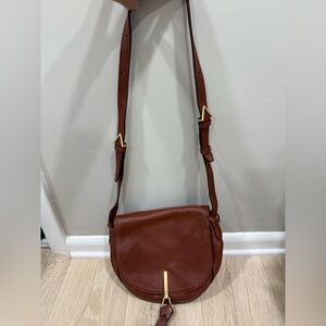 Vera Bradley Brown Leather Crossbody